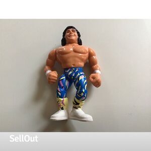 Vintage 1990 WWF Hasbro Marty Jannetty Action Figure Series 10